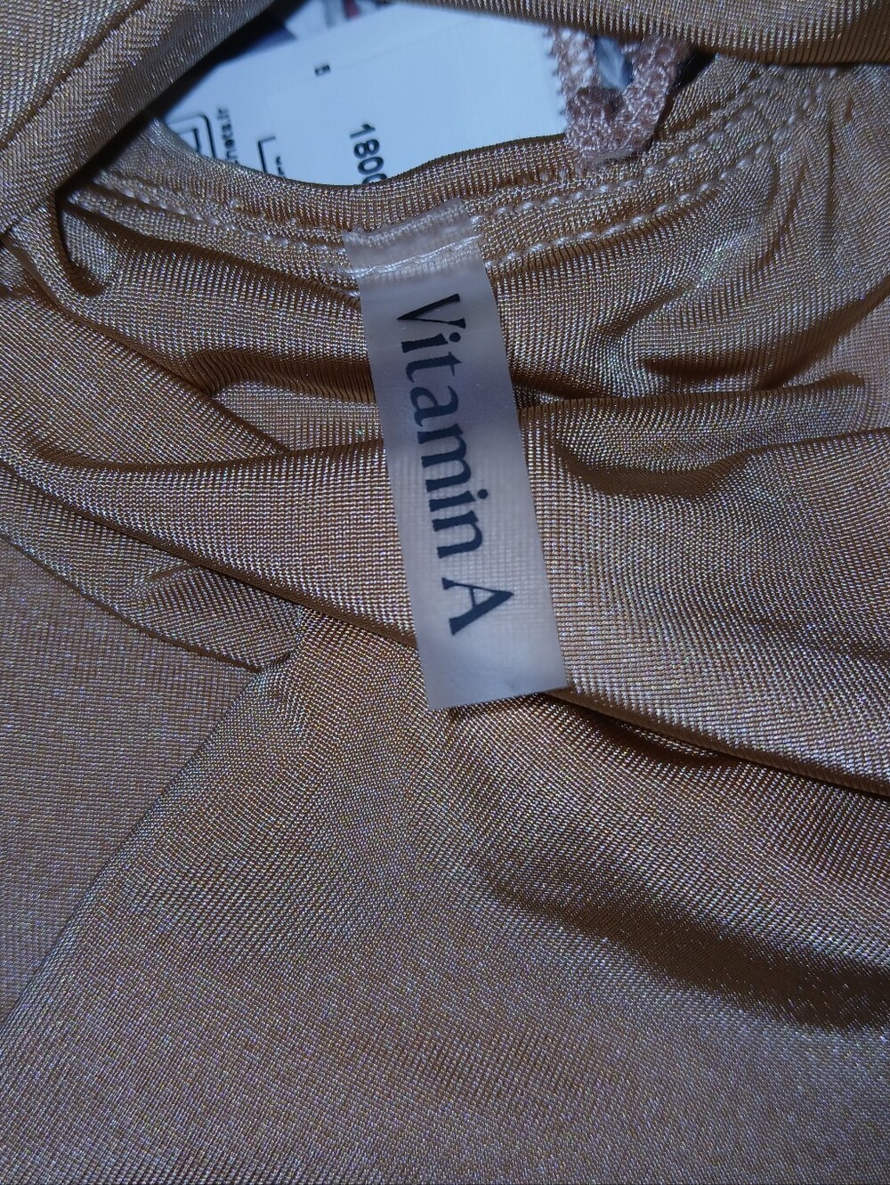 Vitamin A Jenna One Piece Swimsuit, Sand - Picture 7 of 8